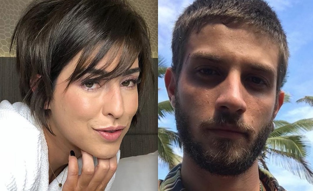 Chay Suede é visto aos beijos com Fernanda Paes Leme