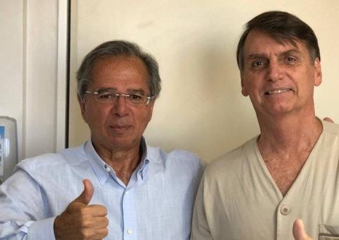 Após polêmica sobre CPMF, Bolsonaro recebe visita de Paulo Guedes