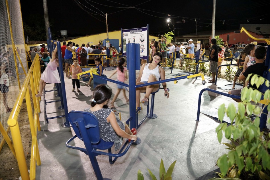 Prefeitura entrega 57ª academia ao ar livre em Manaus
