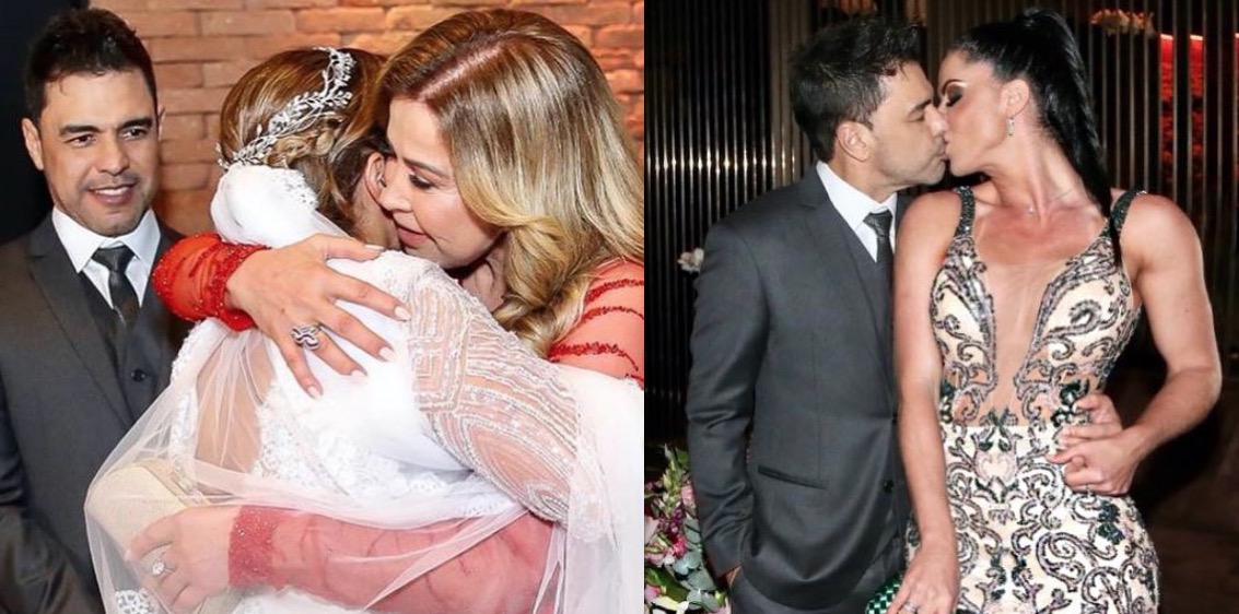 Saiba como foi o encontro de Zilu com Graciele Lacerda no casamento de Camila Camargo
