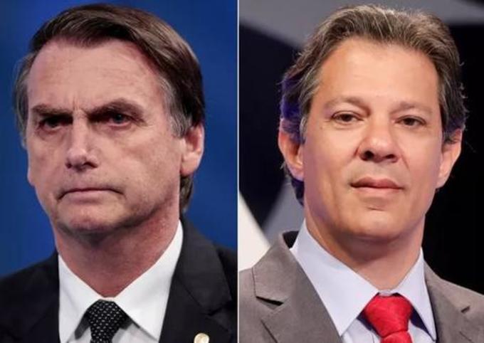 Datafolha: Bolsonaro tem 58% dos votos válidos; Haddad aparece com 42%