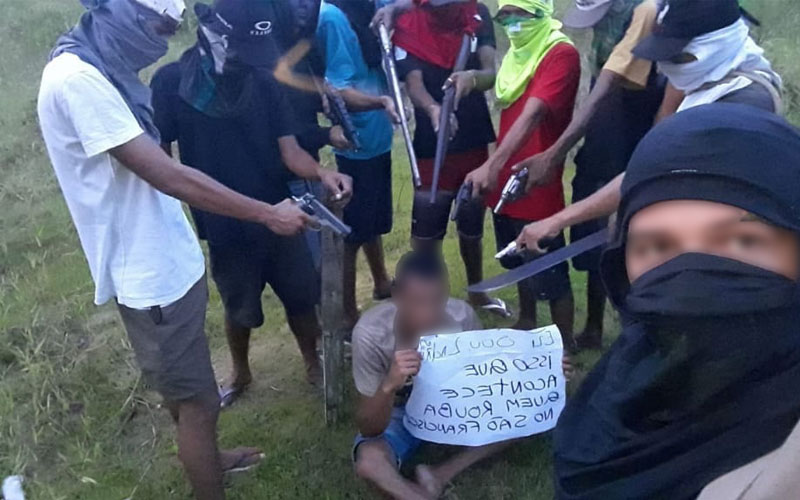 No Amazonas, traficantes decepam mão de homem e divulgam vídeo na redes sociais