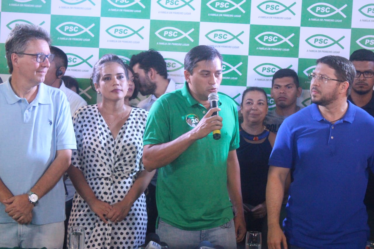 Amazonino define equipe de transição de Wilson Lima