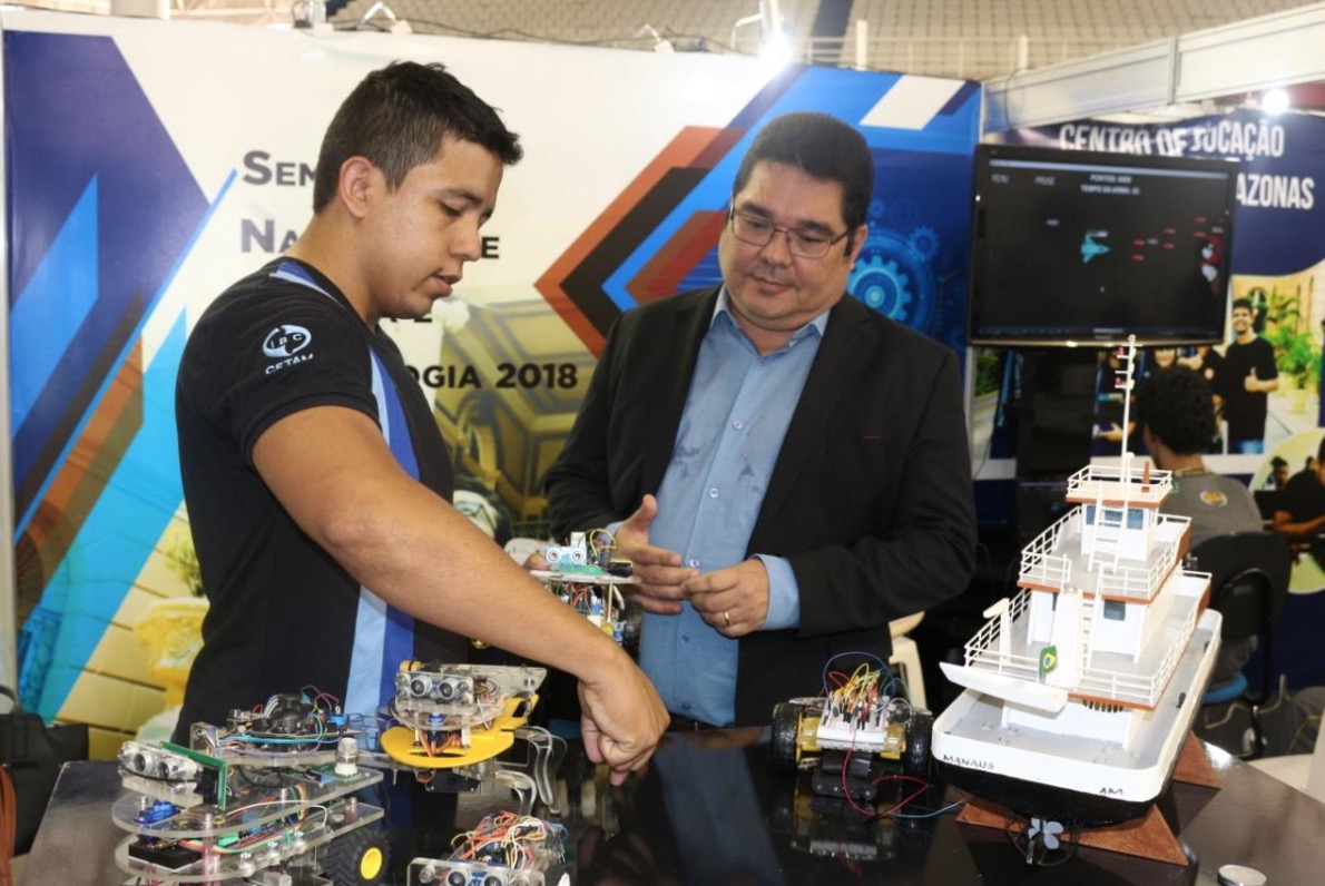 Alunos do Cetam apresentam soluções inovadoras durante Semana de Ciência e Tecnologia