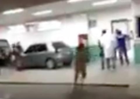 Vídeo flagra desespero de populares durante intenso tiroteio no HPS 28 de Agosto