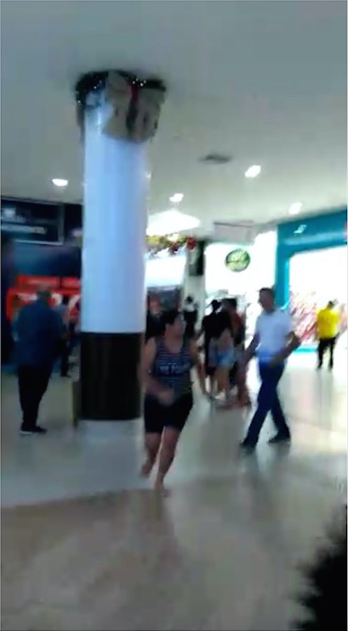 Vídeo mostra pessoas em pânico durante tentativa de roubo em shopping de Manaus