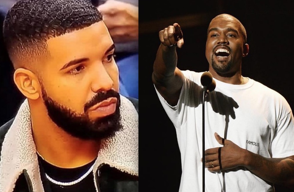 Kanye West ataca Drake e diz que foi ameaçado de morte pelo rapper 