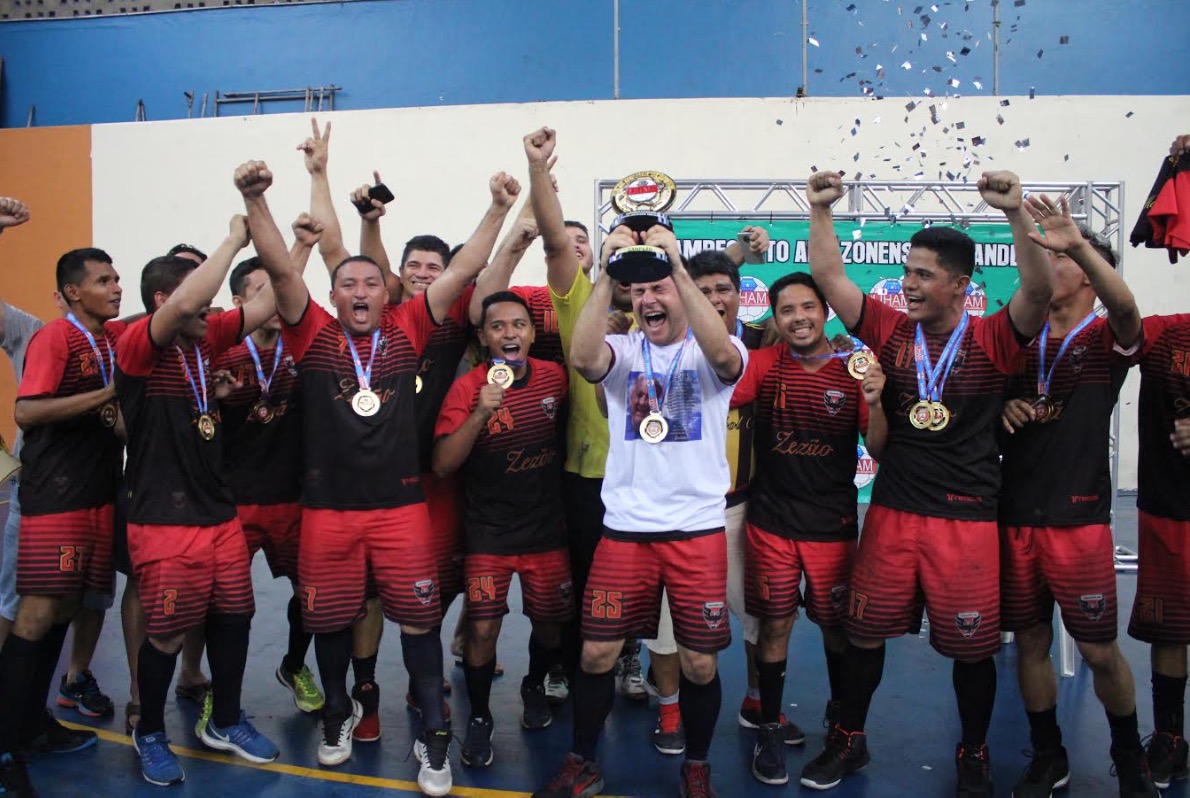 Com um jogo rápido, Zezão vence Columbia e conquista o Amazonense de handebol adulto masculino