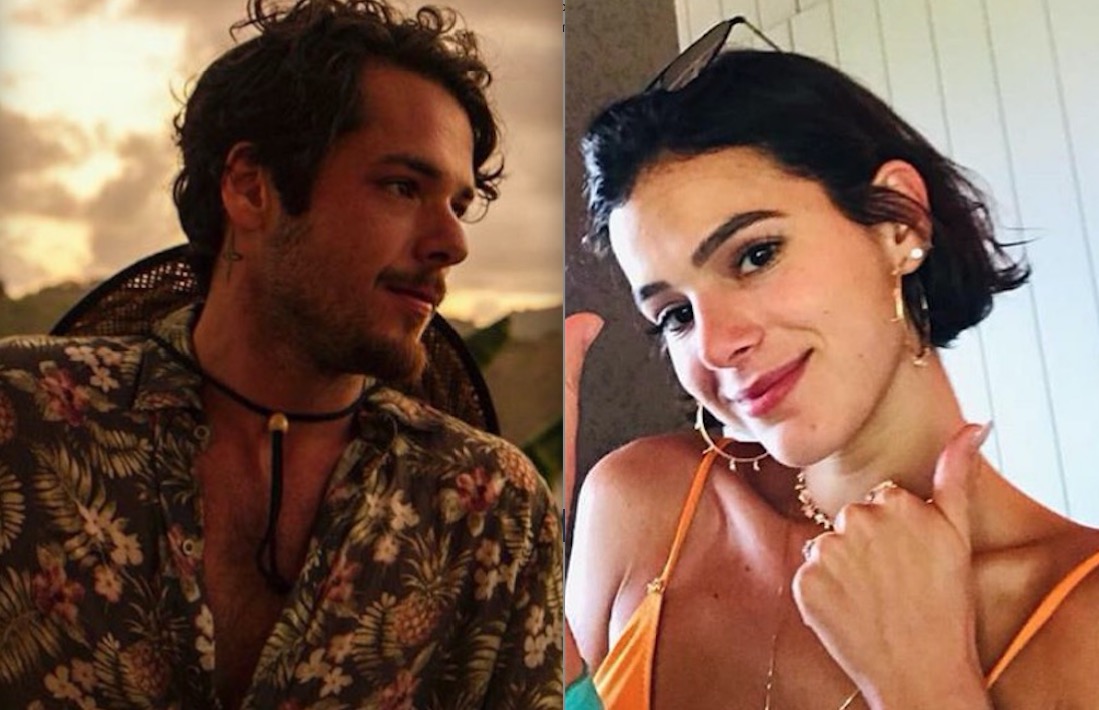 Assumiu? Bruna Marquezine beija irmão de Giovanna Ewbank em público em Noronha