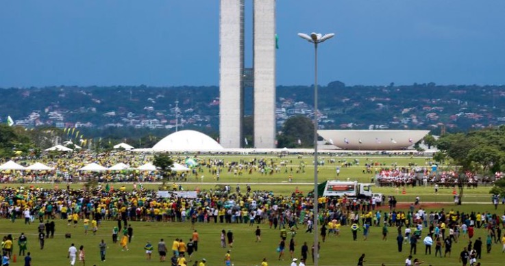 Público presente na posse de Bolsonaro foi de 115 mil; expectativa era de 500 mil 