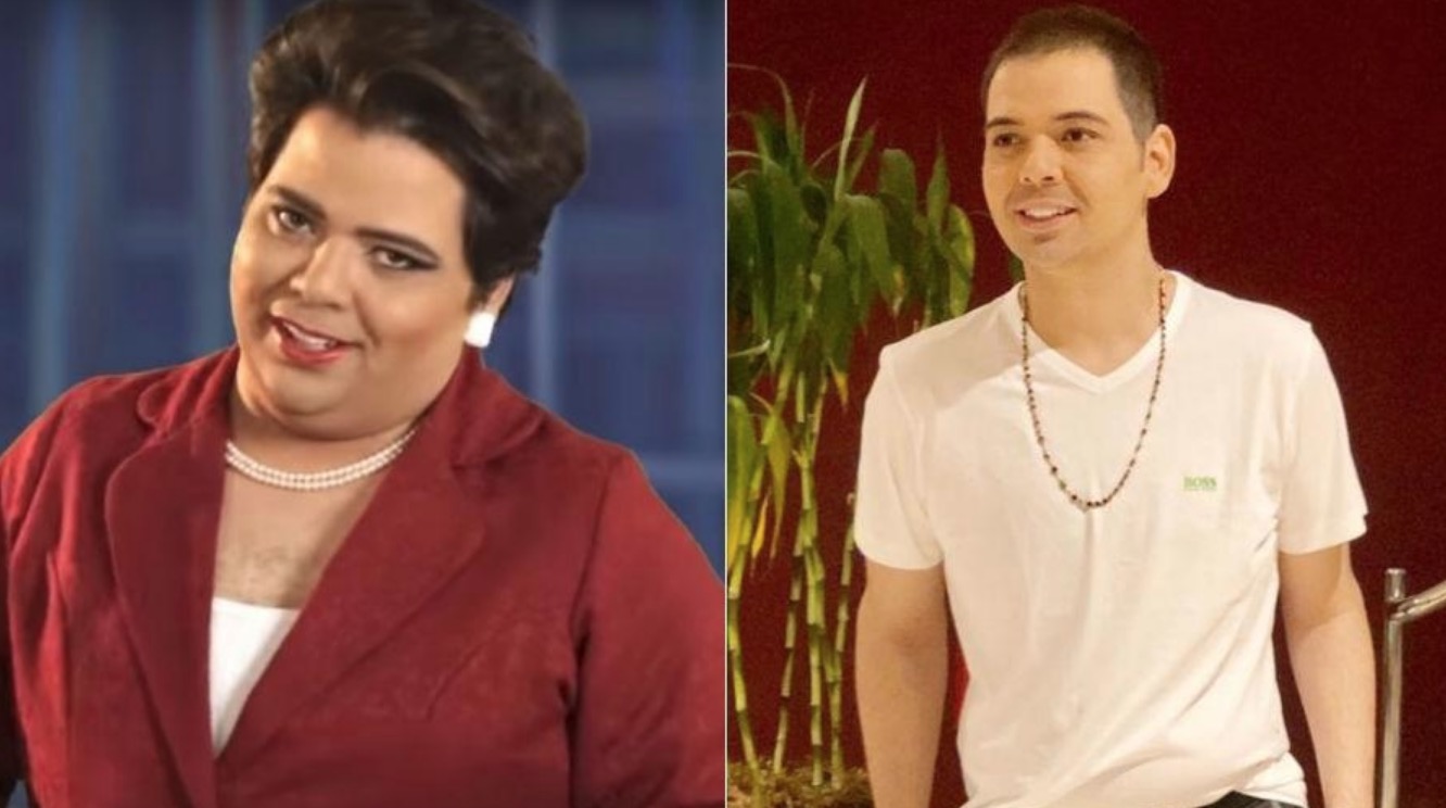Famoso por imitar Dilma, humorista Gustavo Mendes surge irreconhecível após cirurgia