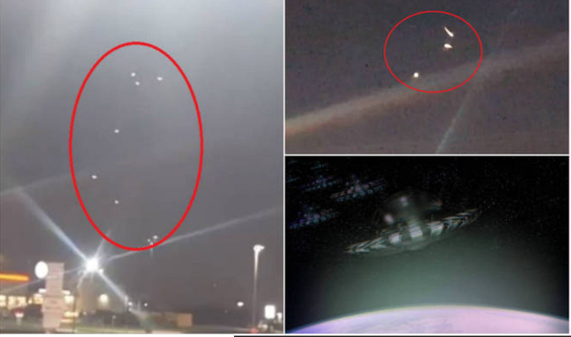 OVNIs 'fora de controle' são flagrados pousando na Terra e assustam moradores