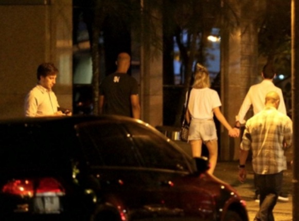 Namorando herdeiro da Globo, Fiorella Mattheis só anda acompanhada de seguranças