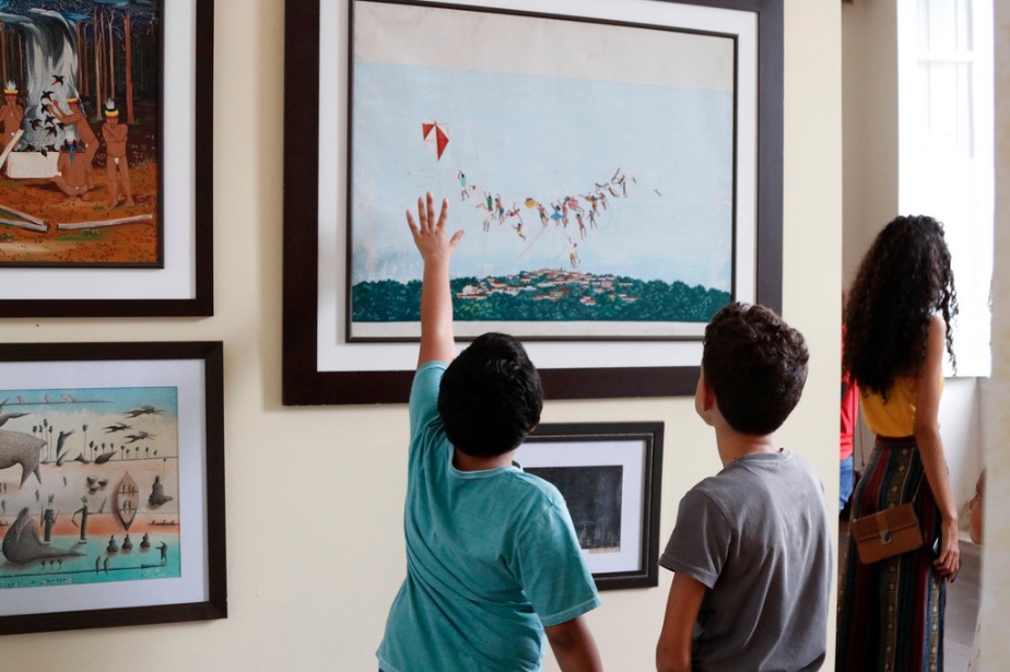 Crianças do Lar Janell Doyle participam do projeto ‘Uma Tarde no Museu’