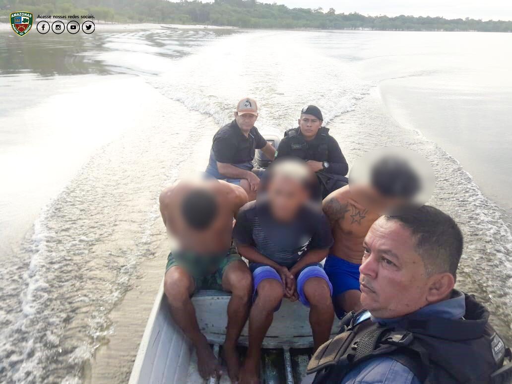 Trio é preso acusado de furtar gado em comunidade no Amazonas