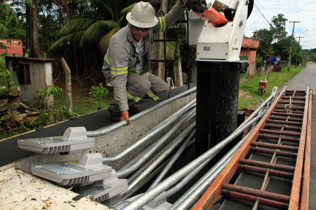Iluminação LED é instalada no Vivenda Verde e Monte Sinai