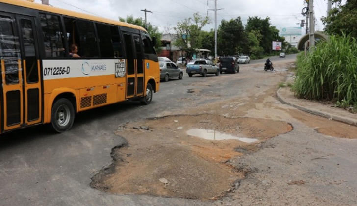 Licitação para asfaltamento do Distrito Industrial de Manaus é lançada 