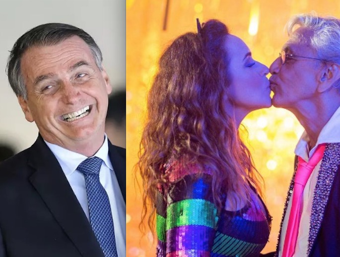 Bolsonaro posta marchinha alfinetando Daniela Mercury e Caetano Veloso 