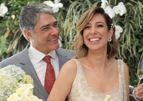 William Bonner se declara para esposa e bloqueia comentários