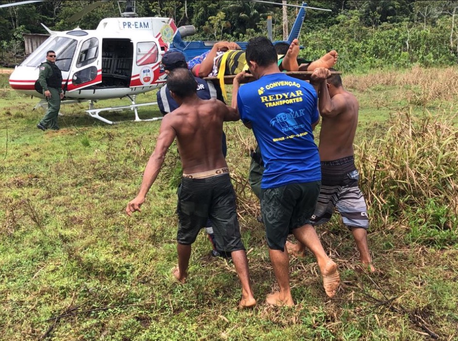 Homem picado por surucucu é resgatado em comunidade de Manaus