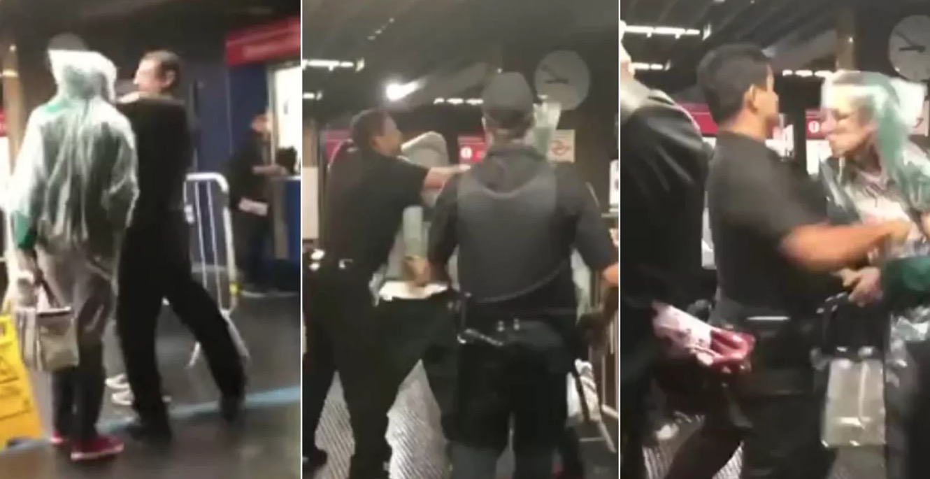 Com cotoveladas e socos, mulher é agredida por seguranças em estação de metrô