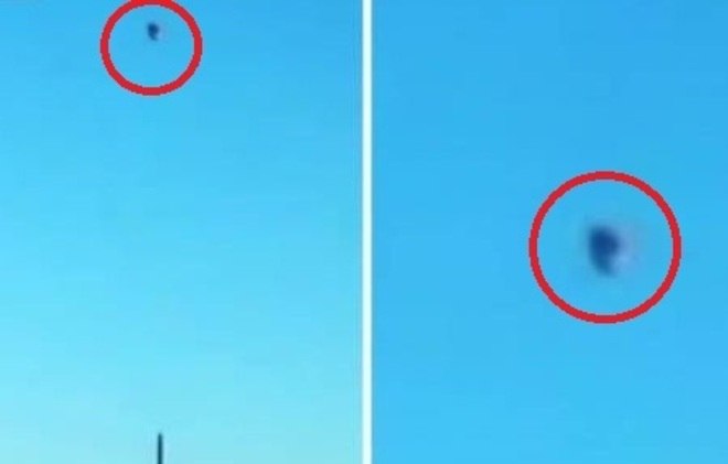 Imagens flagram OVNI próximo a base militar nos EUA 