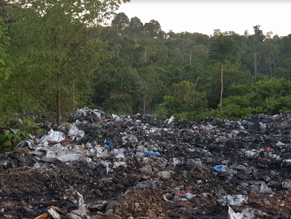 Lixão hospitalar clandestino é encontrado em área verde de Manaus