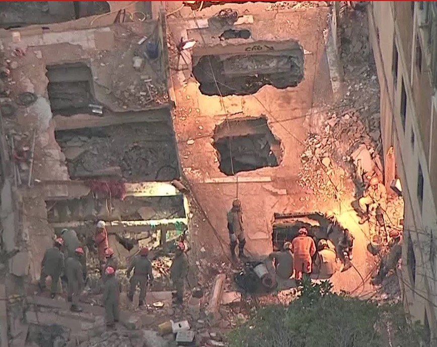 Bombeiros resgatam última vítima de desabamento e encerram trabalhos em Muzema