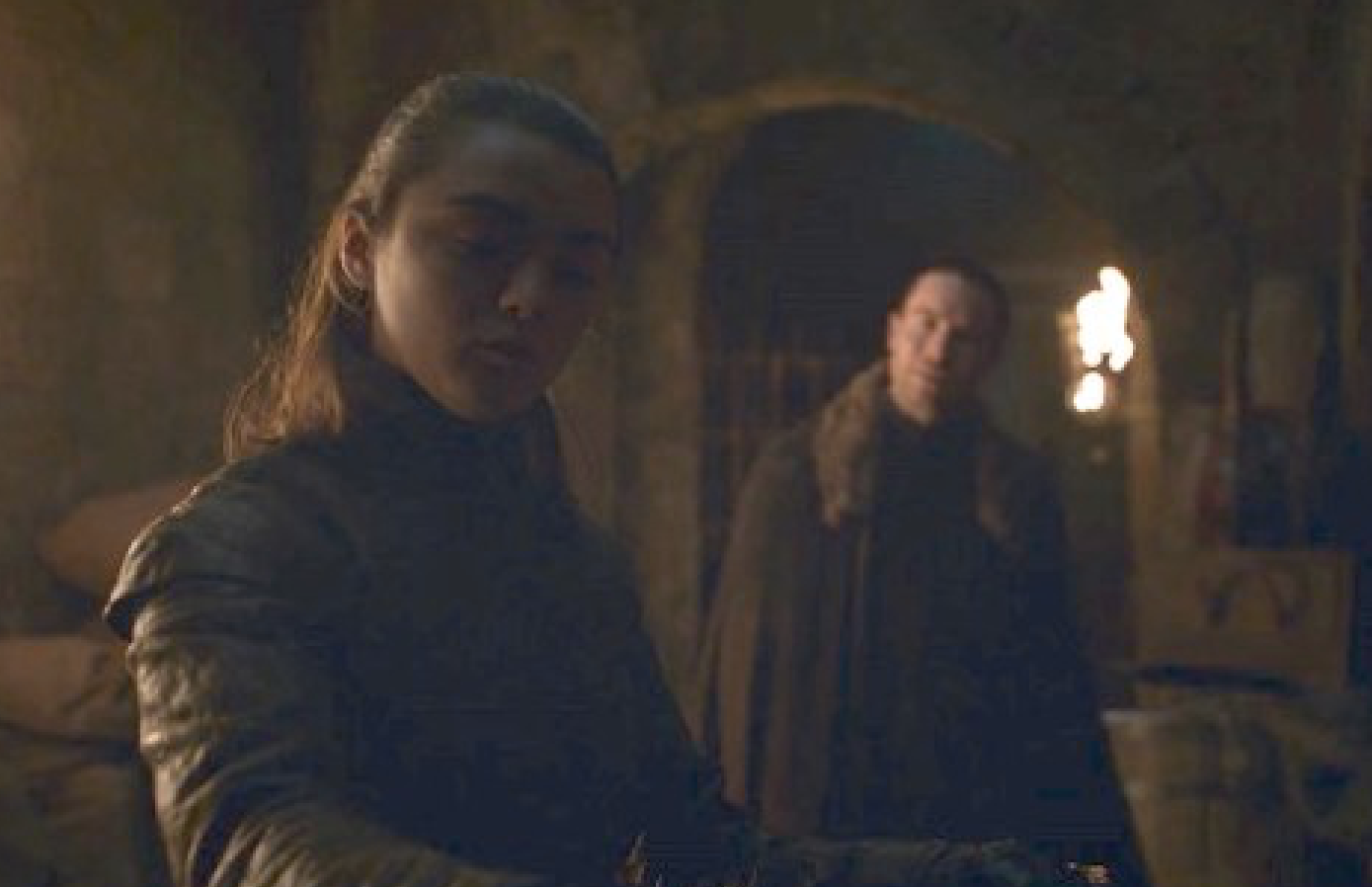 Fãs de 'Game of Thrones’ piram com cena surpreendente entre Arya e Gendry 
