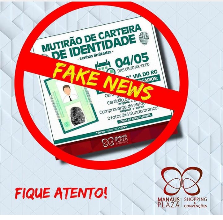 Saiba a verdade sobre emissão de documento em shopping de Manaus 
