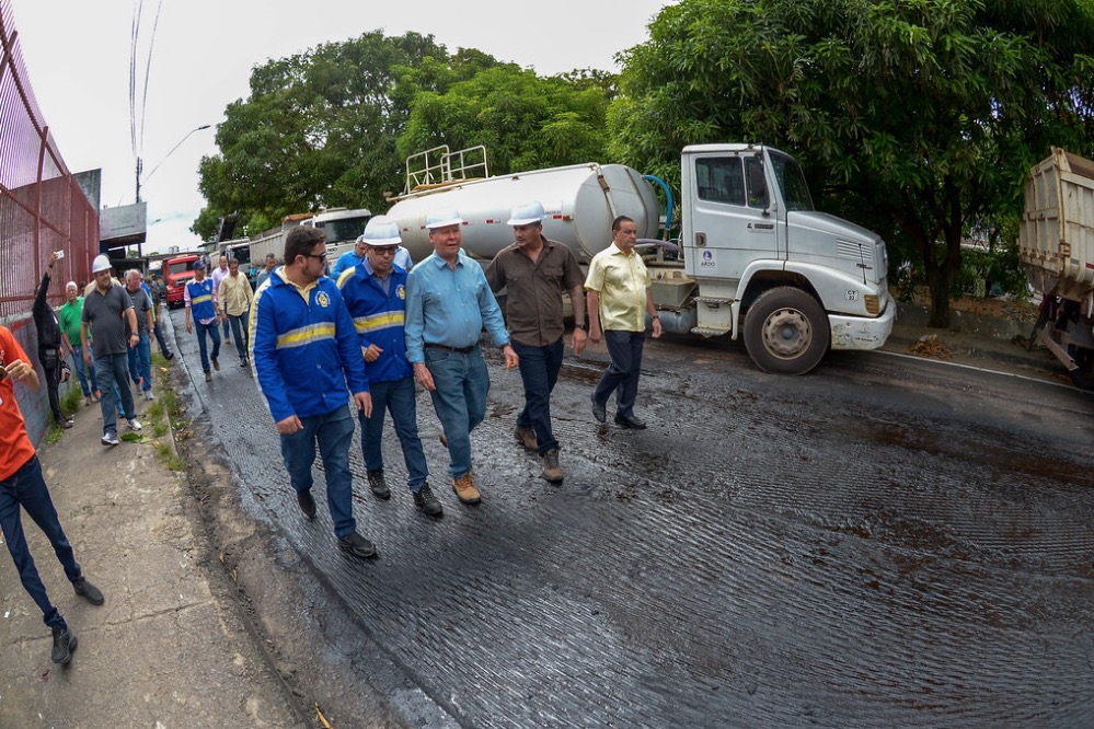 Obras para recuperação de 168 ruas iniciam em Manaus 
