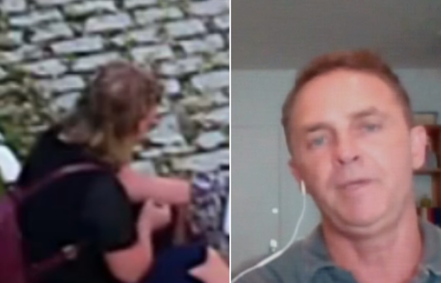  Ex-marido comenta vídeo de ex-paquita se mutilando para acusá-lo de agressão