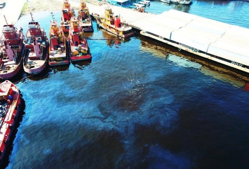MPF requer R$ 3,5 milhões do Porto Chibatão pelo derramamento de óleo no rio Negro