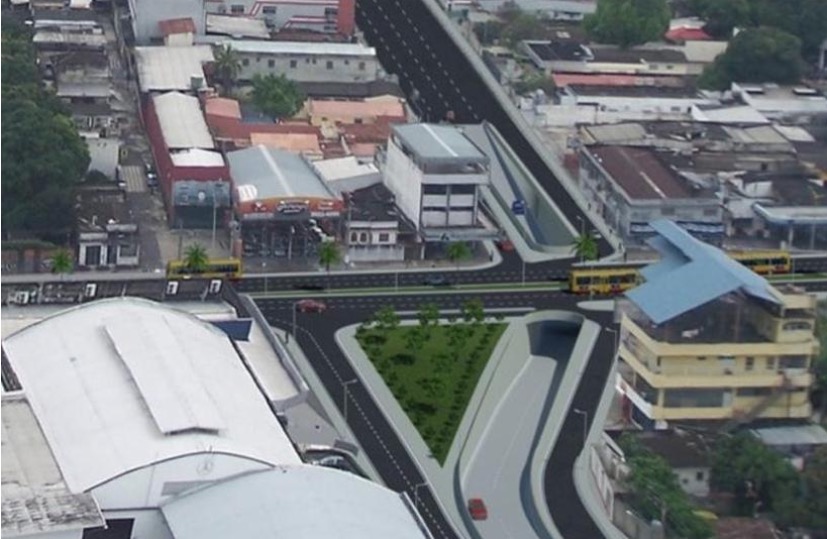 Entorno da Constantino Nery terá nova alteração no trânsito para avanço nas obras de complexo viário