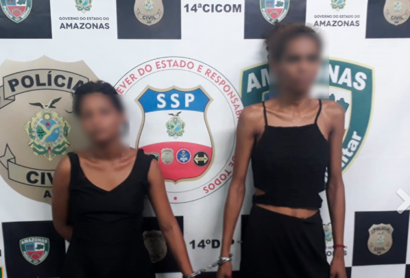 Jovens são detidas suspeitas de furtar residência em Manaus 