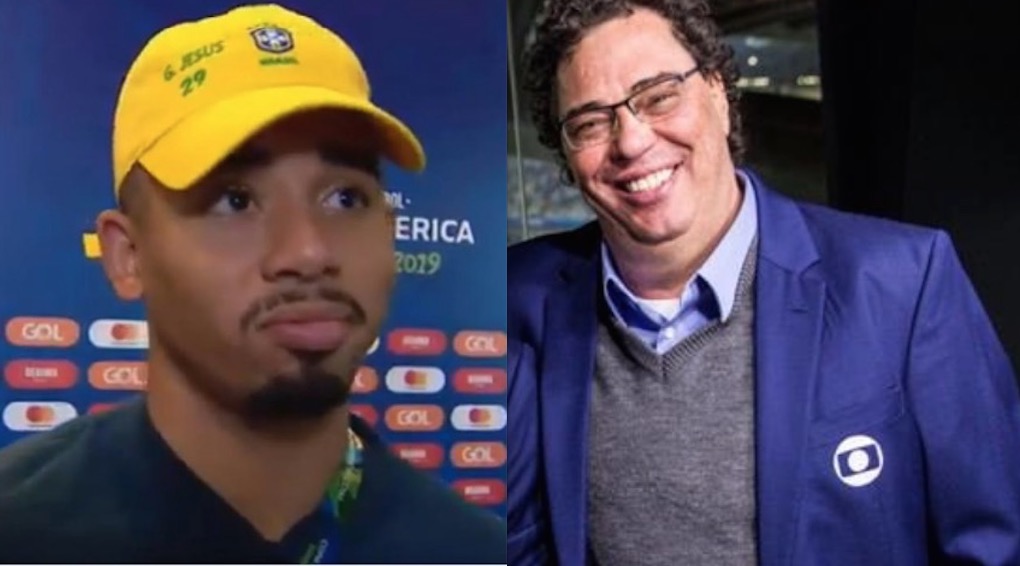 Gabriel Jesus desmente Casagrande e expõe climão ao vivo