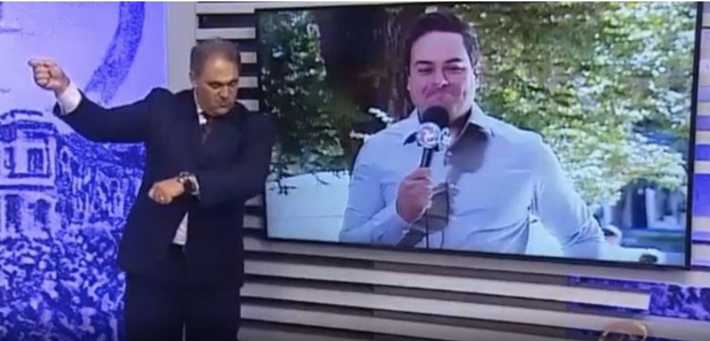 Apresentador do SBT faz comentário racista e deixa repórter constrangido