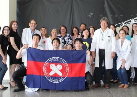 Em Manaus, estudantes japoneses falam sobre Universidade Keio no HUGV