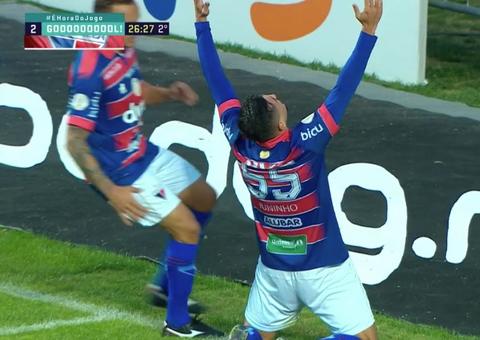 Fortaleza supera golaço contra, vê goleiro pegar 2 pênaltis e empata com Atlético-MG