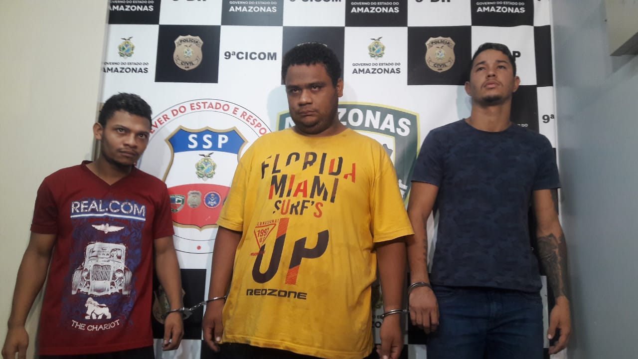 Trio suspeito de roubar e balear dono de concessionária é preso no Amazonas