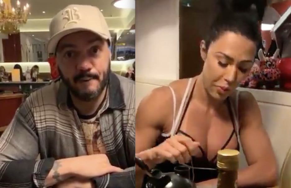 Gracyanne Barbosa leva marmita a restaurante de luxo e dá o que falar