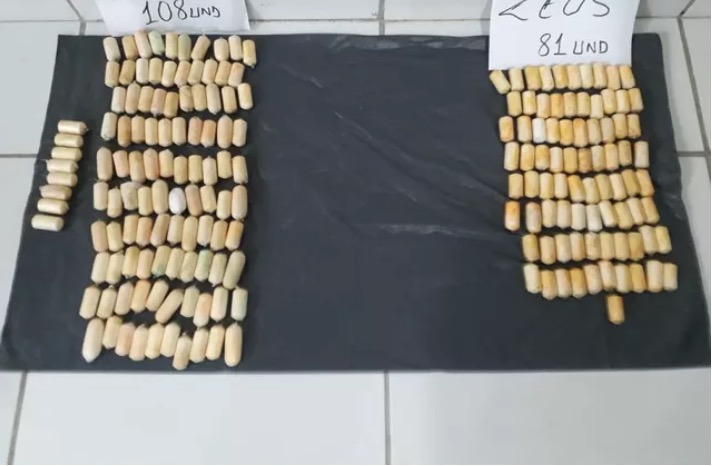 Estrangeiros são presos com quase 200 cápsulas de cocaína no estômago no Amazonas