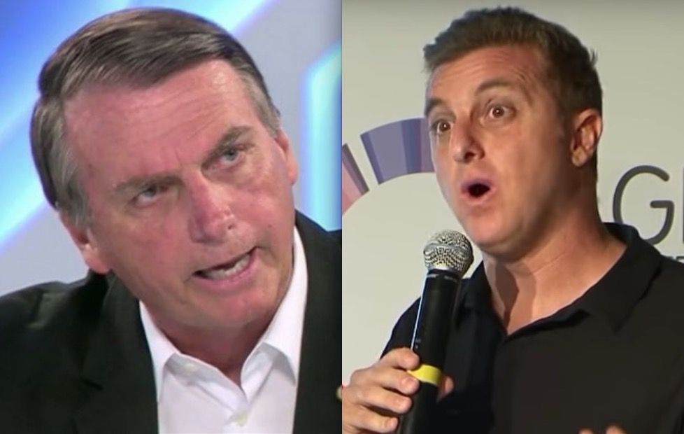 Saiba qual foi a reação de Luciano Huck às acusações de Bolsonaro