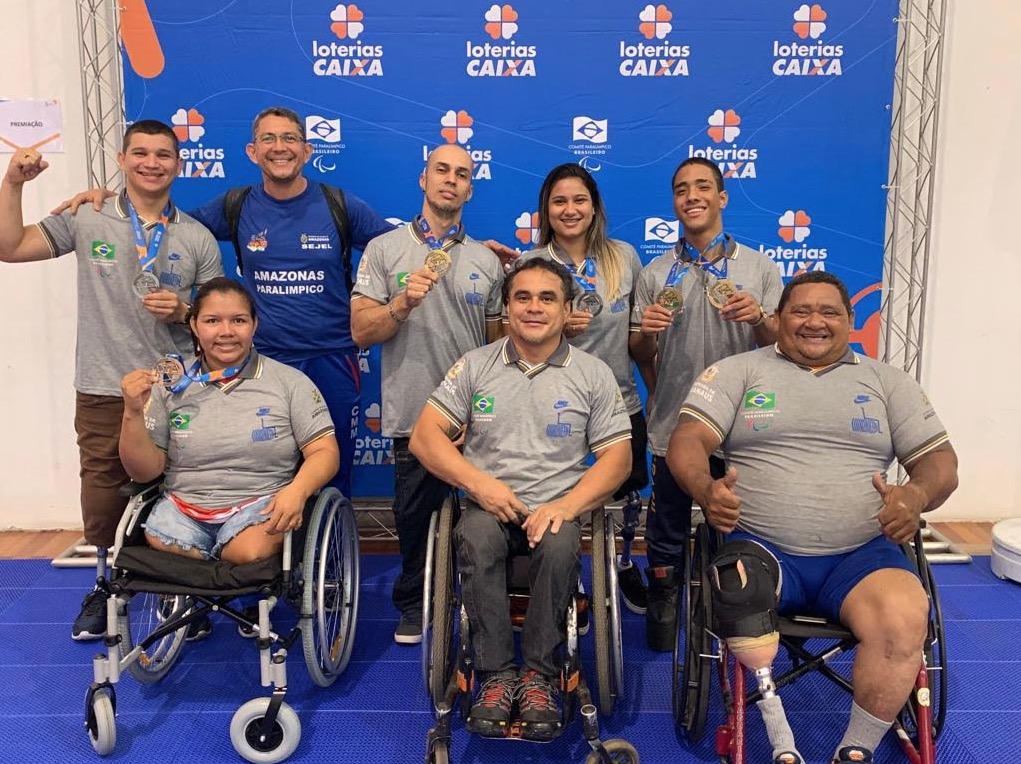 Paratletas do Amazonas conquistam seis medalhas no Circuito Caixa de Halterofilismo