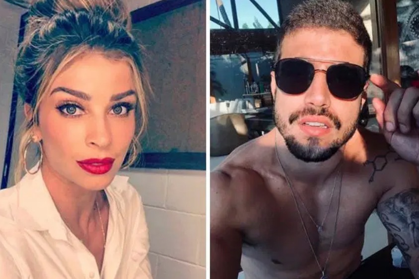  Grazi Massafera e Caio Castro posam com fãs durante encontro romântico 