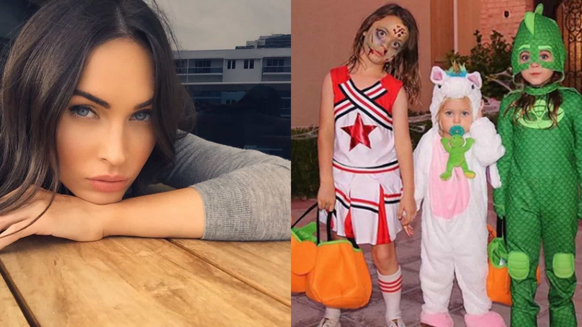 Megan Fox encoraja filho a ir para escola usando vestido 