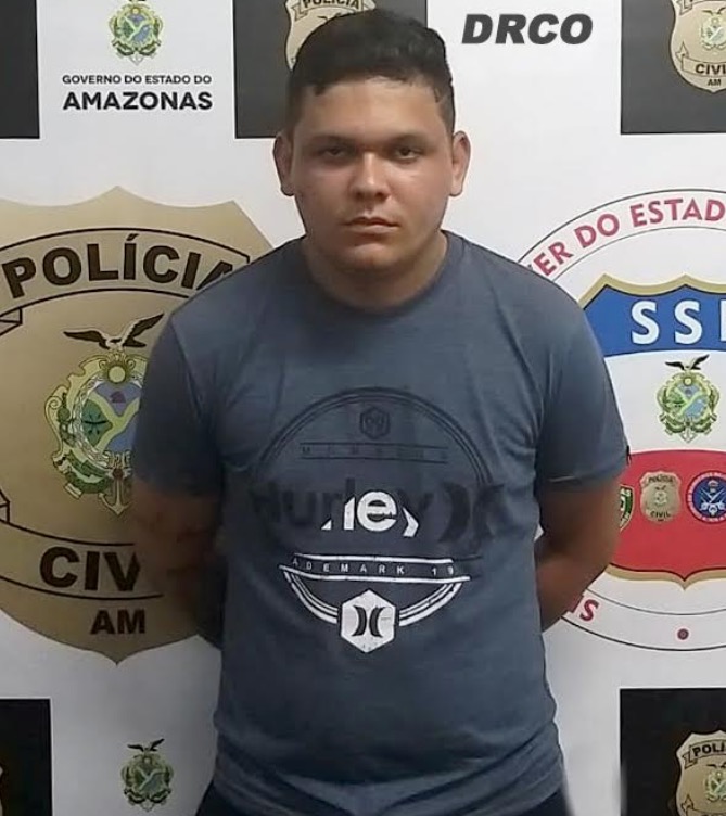 Suspeito de atuar no tráfico de drogas no país é preso em Manaus