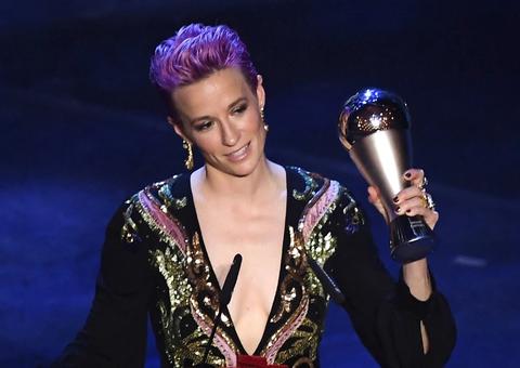 Melhor jogadora, Megan Rapinoe discursa contra racismo e homofobia