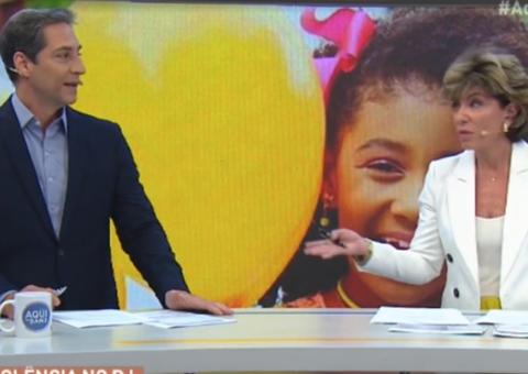 Lacombe e Silvia Poppovic batem boca ao vivo sobre caso Ágatha; veja
