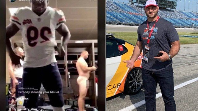 Sem querer, jogador mostra companheiro nu em vestiário durante live no Instagram 